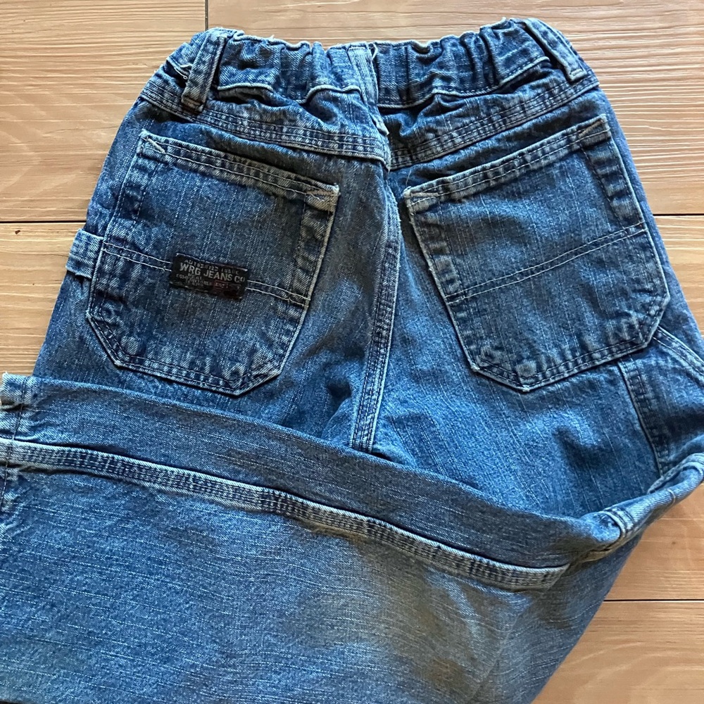 Wrangler wide leg boys jeans size 7